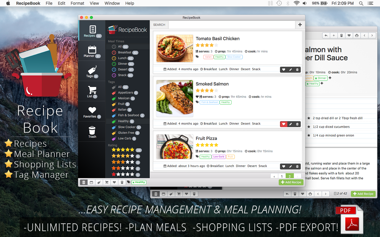 Meal planner software free